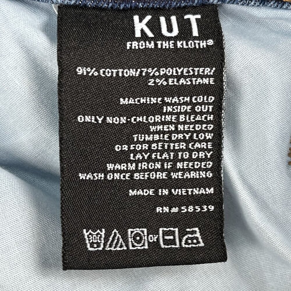 Kut from the Kloth Catherine Boyfriend Jeans Sz 18 - Picture 4 of 6